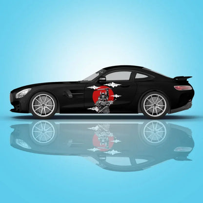 Japanese Samurai Car Stickers Vehicle Painting Taoist Vinyl Packaging Universal Size Anime Car Decoration Modified Stickers