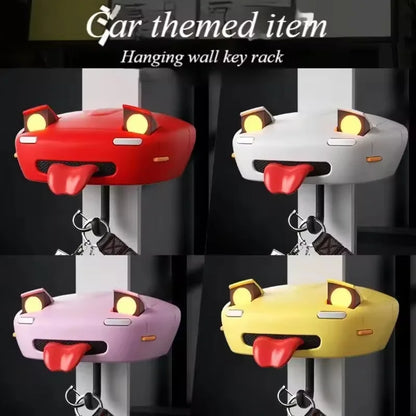 New Car Open Headlight Key Holder Light Wall Mount Keychain Holder Key Hooks Entrance Keyholder Ae86 Car Key Hangers Decoration