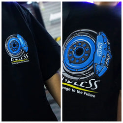 Japan JDM Modified Car Endless Brake T-shirt Breathable Sweat Absorption Short-sleeved Men's and Women's T-shirt Motorcycle T