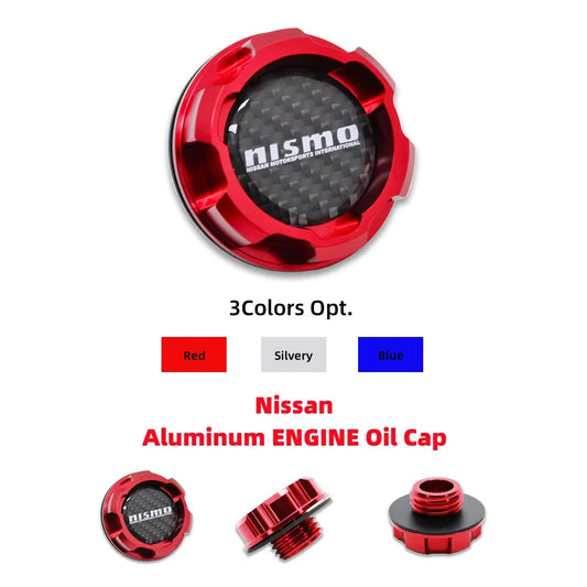 Aluminum ENGINE Oil Cap for nissan ALTIMA MAXIMA SILVIA S13 S14 240SX SENTRA SUNNY INFINITI 350Z 300ZX 370Z JDM cars accessories