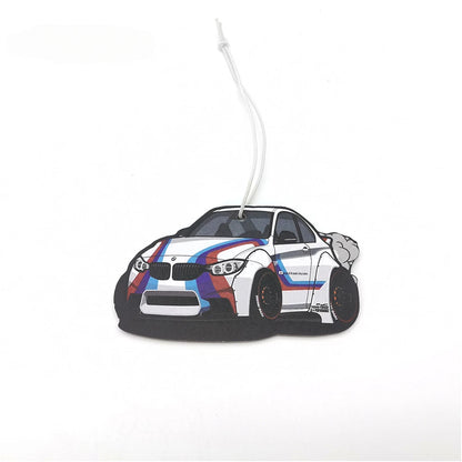 JDM Car Air Freshener Hanging Rearview Mirror Perfume Flavoring Turbo Brake Disc Shock Absorber Solid Paper Diffuser Accessories