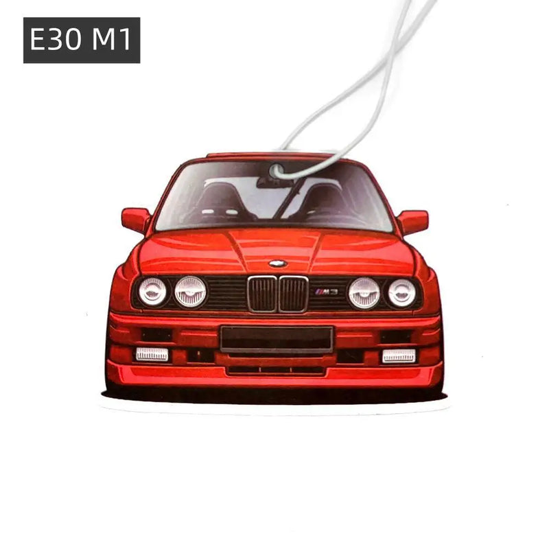 JDM Car Air Freshener Hanging Rearview Mirror Perfume Flavoring Turbo Brake Disc Shock Absorber Solid Paper Diffuser Accessories