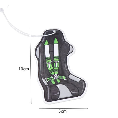 JDM Car Air Freshener Hanging Rearview Mirror Perfume Flavoring Turbo Brake Disc Shock Absorber Solid Paper Diffuser Accessories