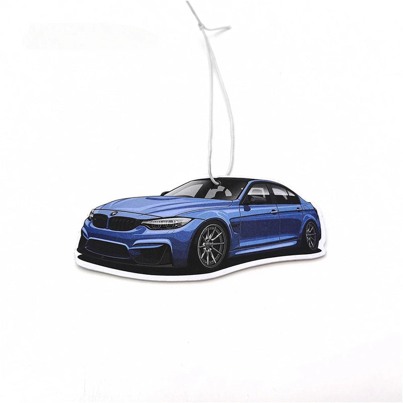 JDM Car Air Freshener Hanging Rearview Mirror Perfume Flavoring Turbo Brake Disc Shock Absorber Solid Paper Diffuser Accessories