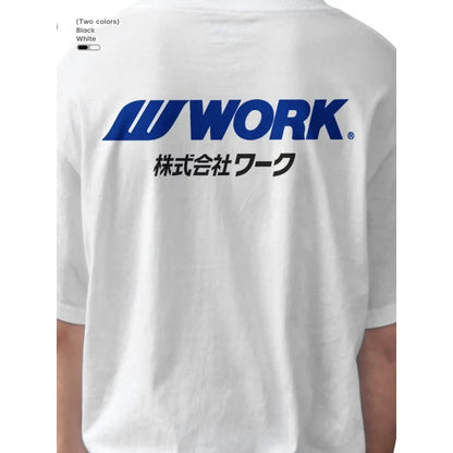 WORK Short Sleeve Classic Wheel Racing Sponsor Clothing RIM Car T-shirt Modified Car T-shirt Meister Men's T-shirt