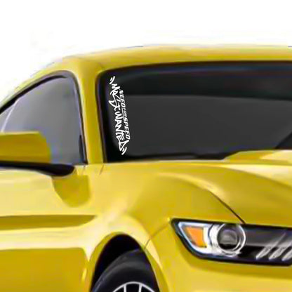 G011 30x6CM Fun White Need for Speed Scratch Car Auto Windshield Decal Vinyl Sticker Universal Window Auto Door Car Accessories