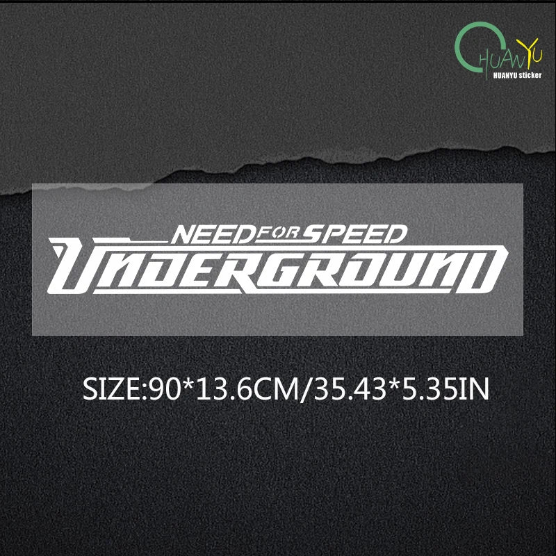 Need for Speed Jdm Fun Scratch Car Sticker Creative Front and Rear Windshield Decal Auto Body Door Styling Cool Car Accessories