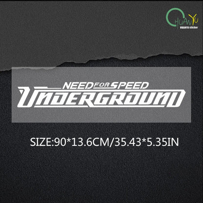 Need for Speed Jdm Fun Scratch Car Sticker Creative Front and Rear Windshield Decal Auto Body Door Styling Cool Car Accessories