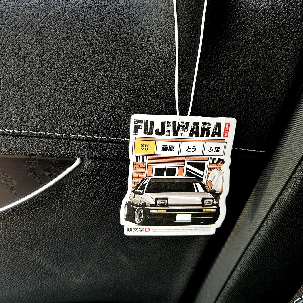 New JDM Car Air Freshener Hanging Car Rear View Solid Paper Turbo Brake Disc Wheel Sexy Girl Car Diffuser Interior Accessorie