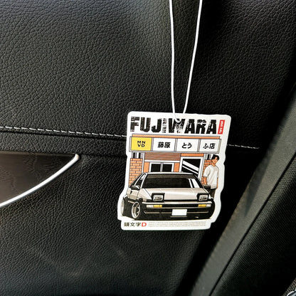 New JDM Car Air Freshener Hanging Car Rear View Solid Paper Turbo Brake Disc Wheel Sexy Girl Car Diffuser Interior Accessorie