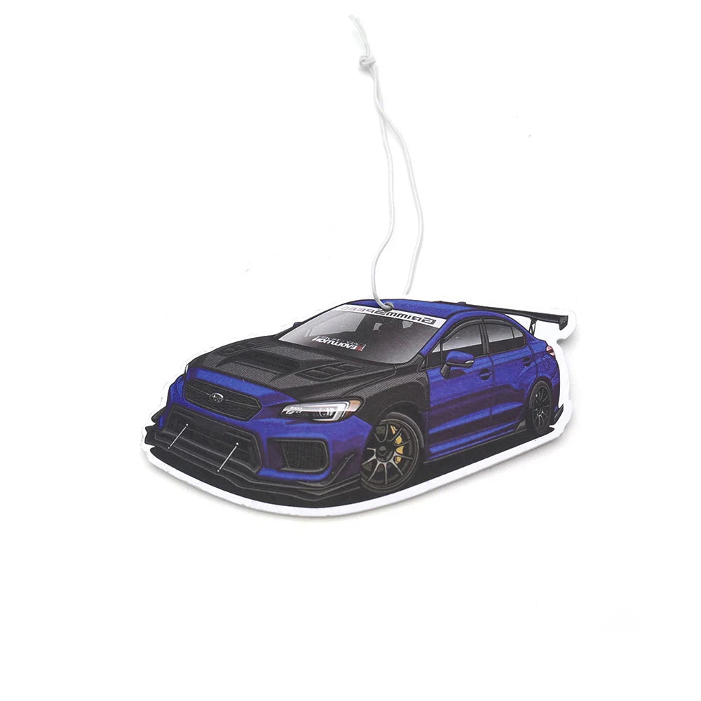 Auto Parts Design Car Air Freshener Hanging Car Rear View Solid Paper Wheel Rim Piston Car Diffuser Interior Accessories Pendant