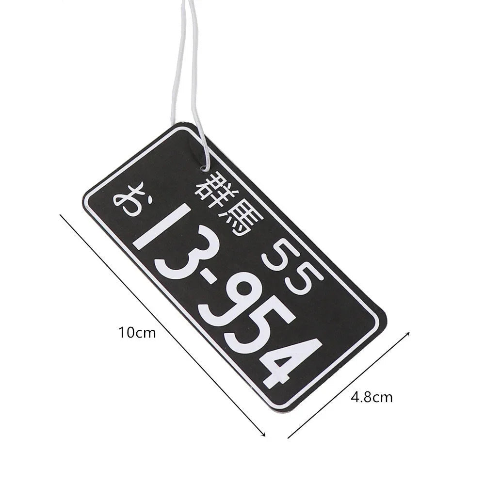 JDM Car Air Freshener Hanging Rearview Mirror Perfume Flavoring Turbo Brake Disc Shock Absorber Solid Paper Diffuser Accessories