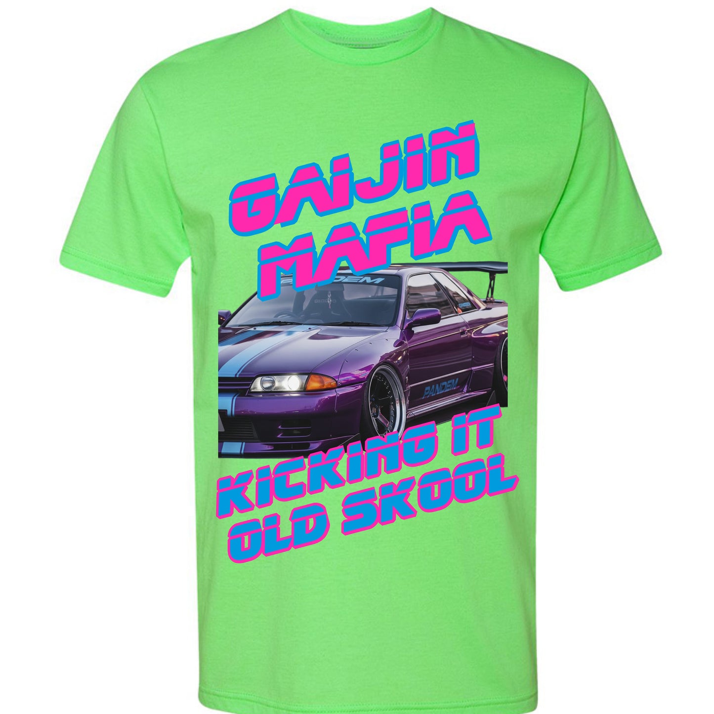 Neon Heather Green - FRONT